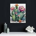 thumbnail image 5 of PIKWEEK Cactus Wall Art for Bathroom Decor Succulent Pictures Wall Decor Watercolor Green Plants Canvas Prints Colorful Spiny Flower Posters Botanical Paintings Mexican Artwork Home Decorations, 5 of 5