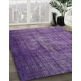 thumbnail image 3 of Ahgly Company Machine Washable Indoor Square Contemporary Bright Grape Purple Area Rugs, 8' Square, 3 of 7