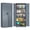71H-GRAY, variant on 71 Inch Metal Garage Storage Cabinet with Adjustable Shelves and Locking Doors, Freestanding Grey