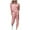 Pink, variant on Outfit Sets for Women 2 Piece Sets Long Sleeve Top Casual Solid Leisure Pocket Home Sweatpants Sets