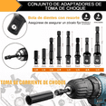 thumbnail image 3 of Kit De Adaptador De Taladro Eléctrico Con Angular 105° 14 pcs, Negro, 3 of 5