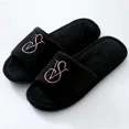 thumbnail image 2 of Zapatillas de mujer a la moda, zapatos de algodón para el hogar, suela suave y cálida de felpa, toboganes de suelo para interiores, zapatos peludos de invierno para mujer, zapatillas para parejas, 2 of 5