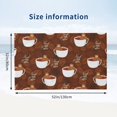 thumbnail image 2 of Sloths Bear In Coffee Cup Bath Towel, Highly Absorbent towels for bathroom Quick Drying Microfiber Bath Towels for Body, Soft Shower Towels for Sport, Yoga, SPA, Gym 27x55in, 2 of 5