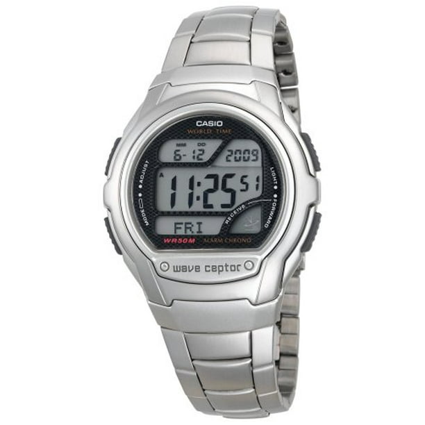 Atomic Digital Watch Silver