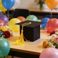 thumbnail image 6 of Horivan Graduation Cap Shaped Gift Box with Tassel, Cardboard Party Favor Box for Candy Snacks, Graduation Party Decorations Supplies, Photo Prop, Senior Celebration 2pcs, 6 of 7