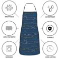 thumbnail image 6 of Sikiie Shark (2) Aprons for Kitchen Cooking Aprons, Chef Apron for Men Women Chef, 6 of 7