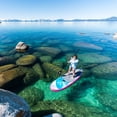 thumbnail image 3 of VoltSurf 11 Foot Rover Inflatable SUP Stand Up Paddle Board Kit w/ Pump, Black, 3 of 7