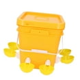 thumbnail image 1 of Juego De Bebedero Automático Para Pollos, Cubo De PP Para Colgar O Molido De Gran Capacidad, 6 Vasos De Riego, Kits De Tetinas Para Aves De Corral, Pájaros, Pato, Ganso, Pavo,, 1 of 7
