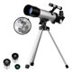 thumbnail image 1 of Telescopio para niños, telescopio astronómico Zoom 90X HD Educativo al aire libre, 1 of 8