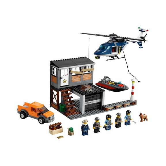 LEGO City Helicopter Arrest Exclusive Interlocking Block Building Set