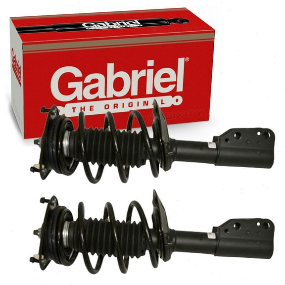 2 pc Gabriel G57051 ReadyMount Suspension Strut & Coil Springs for Assembly Shock Shocks Struts Fits select: 2000-2005 BUICK LESABRE, 2004 CADILLAC PROFESSIONAL CHASSIS