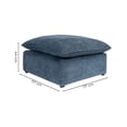 thumbnail image 5 of Taburete Puff Nabu Azul Marino Kessa Muebles, 5 of 5