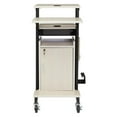 thumbnail image 2 of Oklahoma Sound PRC Series Metal Premium Plus Presentation Cart in Ivory/Black, 2 of 16