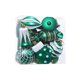 thumbnail image 1 of Advancent Juego de bolas colgantes con forma de corazón, decoraciones festivas, adornos, regalos pensativos, juego de bolas colgantes, Feliz Kits de decoración para fiestas hierba verde, 1 of 6