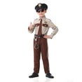 thumbnail image 2 of Halloween Sheriff Costume Outfit, Family Matching Role Play Uniform Set for Party Stage Performance and Festive Dress Up Events, 2 of 9