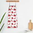 thumbnail image 5 of Naloa 1Pack Adjustable Bib Apron Waterdrop Resistant Cooking Kitchen Aprons for Women Men Chef, Strawberry Print, 5 of 5