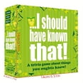 thumbnail image 2 of I Should Have Known That! Puzzle Quiz Game English Card Board Game Trivia Game Green, 2 of 5
