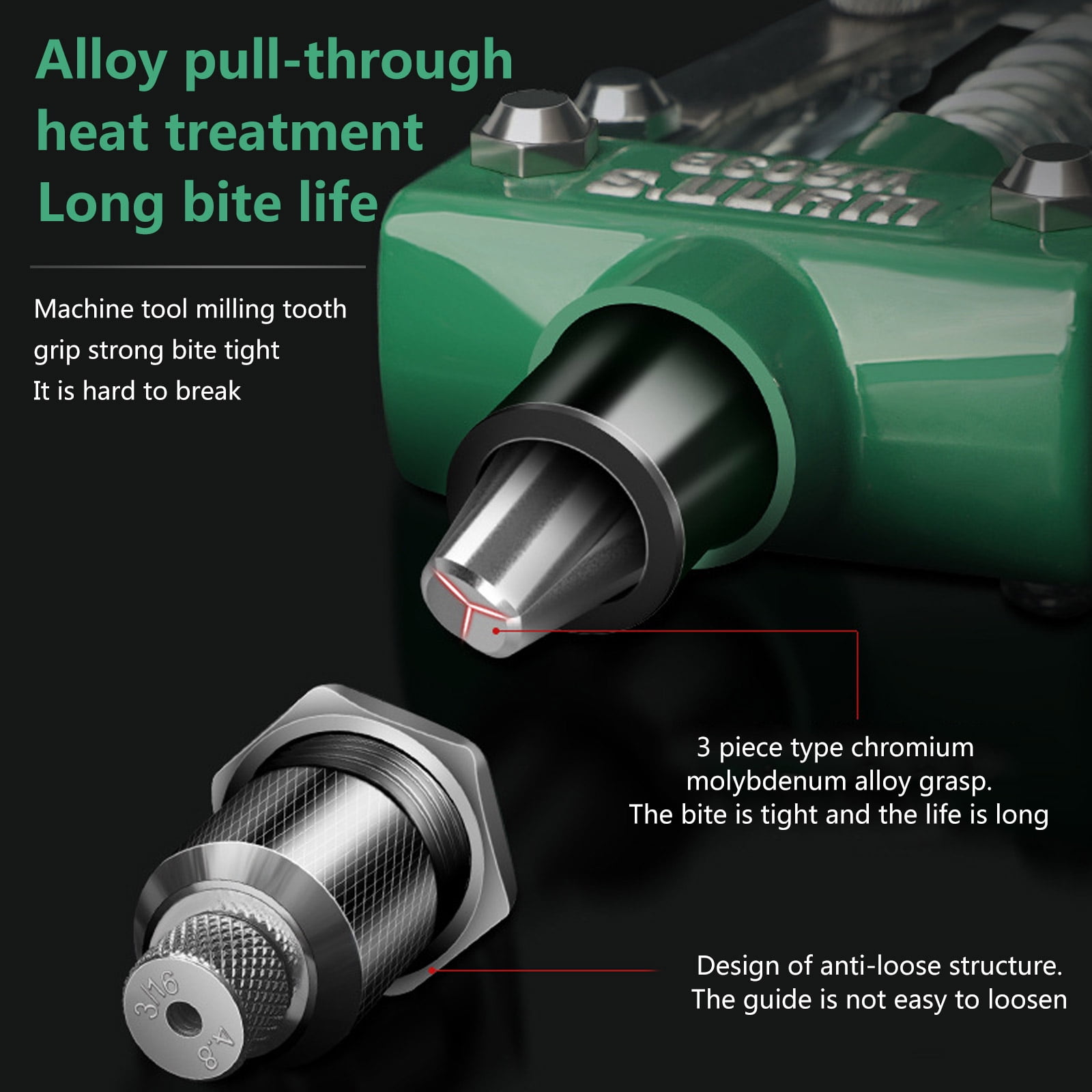 Riveter Hand Insert Rivet Nut Tool Manual Mandrels Metalworking Repair Tools Pop-Rivets Equipping Hand Blind Riveter