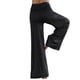 thumbnail image 5 of Pantalones Pantalones de yoga de cintura alta Pantalones de mujer de pierna ancha Ropa deportiva, Negro, XXL kenally AP002098-19, 5 of 7