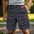 thumbnail image 5 of Men's Cargo Pants Outdoor Casual Shorts Lightweight Breathable Utility Workwear For Hiking Travel Daily Wear, 5 of 5