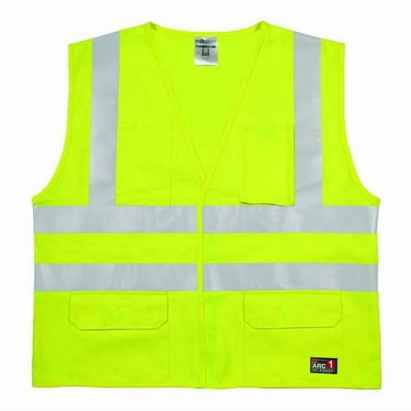 Kishigo High Visibility Vest,Yellow/Grn,2XL/3XL GF188-2X-3X