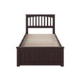thumbnail image 5 of Mission Platform Bed with Matching Foot Board with Twin Size Urban Trundle Bed in, Multiple Colors and Sizes, 5 of 7
