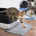 thumbnail image 2 of EDX Stainless Steel Cat Litter Box with Lid, XL Extra Large Cat Litter Box for Big Cats, High Wall Sides, Never Absorbs Odors, Anti-Urine Leakage, Easy Cleaning, Scoop and Mat Included, Black, 2 of 8