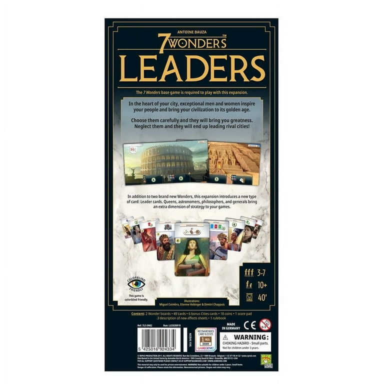 7 Wonders Cities Board Game EXPANSION (New Edition) | Family Board Game | Civilization Board Game for Adults | Strategy Board Game for Game Night| 3-7 Players | Ages 10+ | Made by Repos Production 7 Wonders Cities Board Game EXPANSION (New Edition) | Family Board Game | Civilization Board Game for Adults | Strategy Board Game for Game Night| 3-7 Players | Ages 10+ | Made by Repos Production