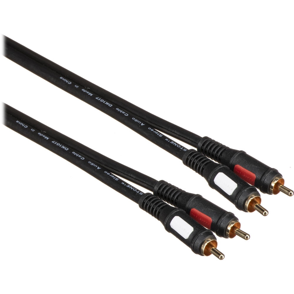 ART Precision Phono Preamp for Turntables with 6' RCA to RCA Cables Audio Cables Bundle