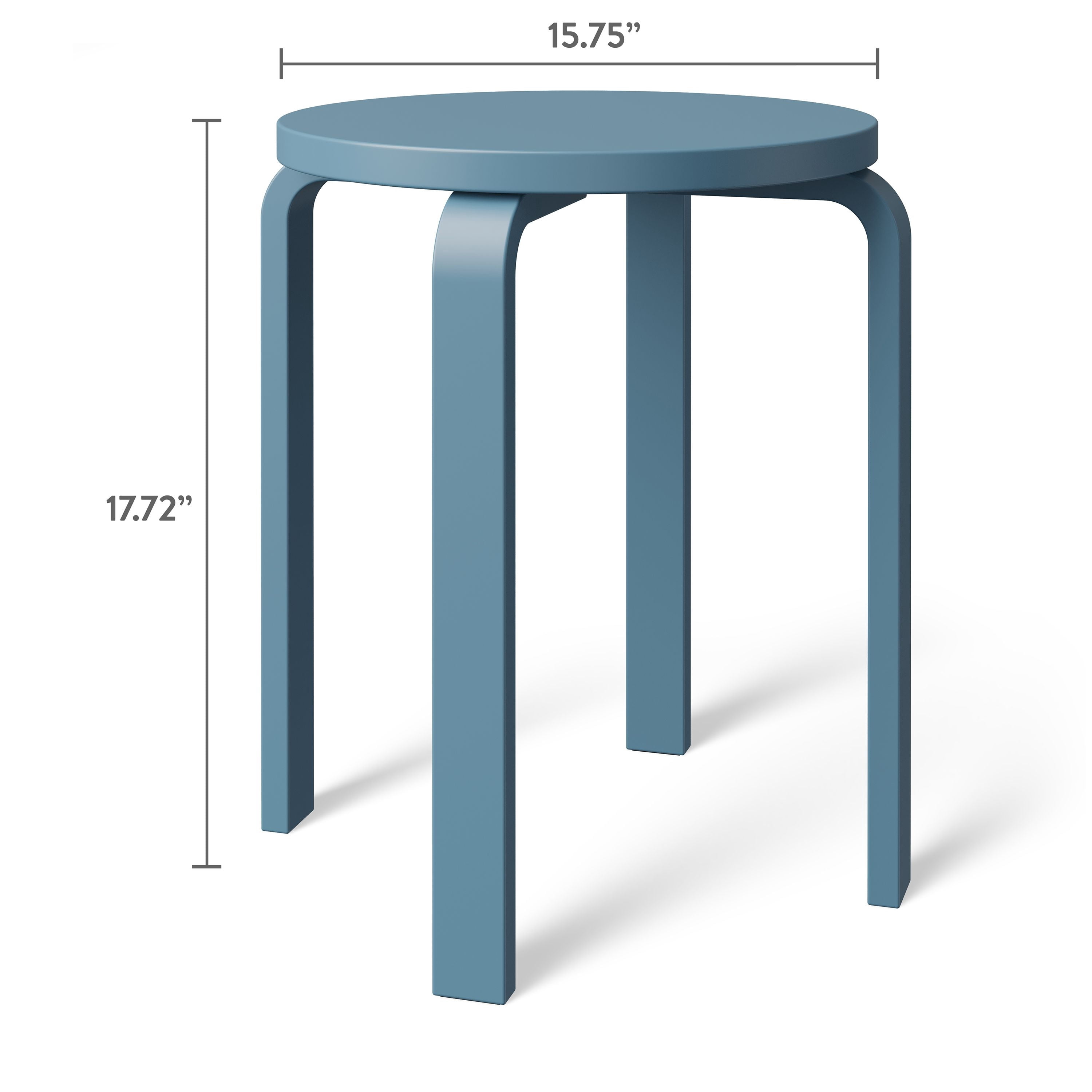 Mainstays Kids Wood Nightstand Side Table, Bluestone