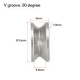 thumbnail image 3 of V624ZZ Deep Groove Guide Pulley Rail Ball Bearings 4mmx13mmx6mm Double Metal Shielded Carbon Steel Bearings 10 pcs, 3 of 5