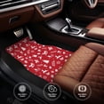 thumbnail image 4 of XMXT Waterproof Floor Mats for Cars, Funny Red Christmas Decoration Car Floor Mats All Weather Universal Fit Auto Carpet Car Accessories, 4 Piece, 4 of 6