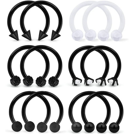 cartilage retainer daith septum 16g tragus horseshoe