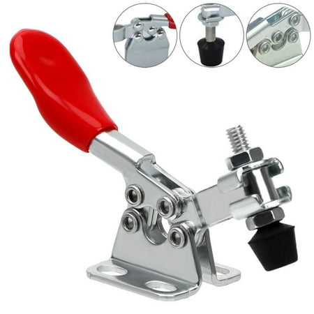 

Leke GH-201-L Hand Tool Toggle Clamp Anti slip Red Horizontal Clamp Quick Release