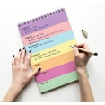 thumbnail image 4 of Inkdotpot To Do List Notepad 6 X 9 Paper Stationery, Rainbow To Do List Weekly Planner Spiral Notepad Daily Checklist- Motivational Organizer Planner List Pad- Notepad Tear Off (50 Sheets), 4 of 5