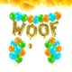 thumbnail image 2 of Juego de 35 globos con letras WOOF para fiestas de cumpleaños de perros, 2 of 6
