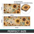 thumbnail image 3 of Sunflower Kitchen Rugs Sets 2 Piece, Non Slip Washable Retro Rustic Flower Butterfly Vintage Farmhouse Country Aesthetic Rugs And Mats For Kitchen Floor, Sunflower Kitchen Decor - 17x30 And 17x47 Inch, 3 of 6