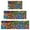 Pioneer Flower Floral-1, variant on Pioneer Flower Floral Print Pattern Kitchen Rugs Sets Of 3,Kitchen Runner Rugs Non Skid Washable,Decorative Kitchen Floor Mats for Kitchen,Sink,Laundry,17"x30" 17"x47" 17"x59"