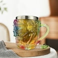thumbnail image 5 of 200ml Book Cup Hand- Book Coffee Cup Female Reader Writing Gift Year's 's Day Gift Decorative Relief Stainless Steel, 5 of 5
