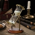 thumbnail image 4 of Vintage Hourglass Sand Timer Decor,360° Rotating 15 Min White Sand Visual Timer for Home,Office Desk Decor, 4 of 6