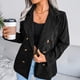 thumbnail image 5 of Chaqueta Blazer, Blazer de pana para mujer, Blazer de pana doble para mujer, Chaqueta de oficina de manga larga optimizada para la excelencia, 5 of 9