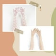 thumbnail image 4 of Maoww 2 Pcs Gants en Dentelle pour Femmes Étiquette Manches Longues Filets en Résille Mitaines de Mariée Robe de Fantaisie Costume Balle Rouge, 4 of 8