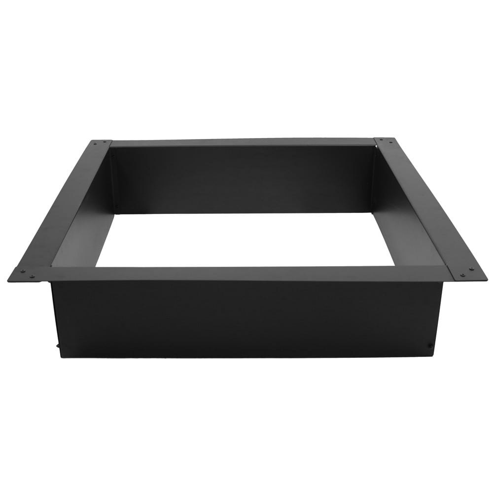Sunnydaze Large Square Fire Pit Ring Insert Diy Firepit Rim Liner