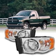 thumbnail image 6 of AKKON - For 02-05 Dodge Ram Replacement Headlights Driver Left + Passenger Right Head Lamps Pair, 6 of 7
