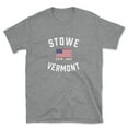 thumbnail image 1 of Stowe Vermont Patriot Men's Cotton T-Shirt, 1 of 1