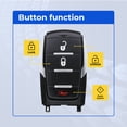 thumbnail image 2 of Replcament Smart Key Fob for Ram 1500 models only 2019-2024 FCC OHT-4882056 OHT4882056 Part Number 68584151 68584151AA, 2 of 3