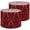 Color 1, variant on Linen Drum Lamp Shades Floral Arch Deep Red Gold Ornamental Design 13" x 13" x 10" Lampshade for Table Lamps Floor Lamps Lamp Shade Replacement Easy Assembly Required
