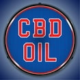 thumbnail image 2 of Collectable Sign and Clock CBD OIL LED Lighted Premium Sign, 2 of 3