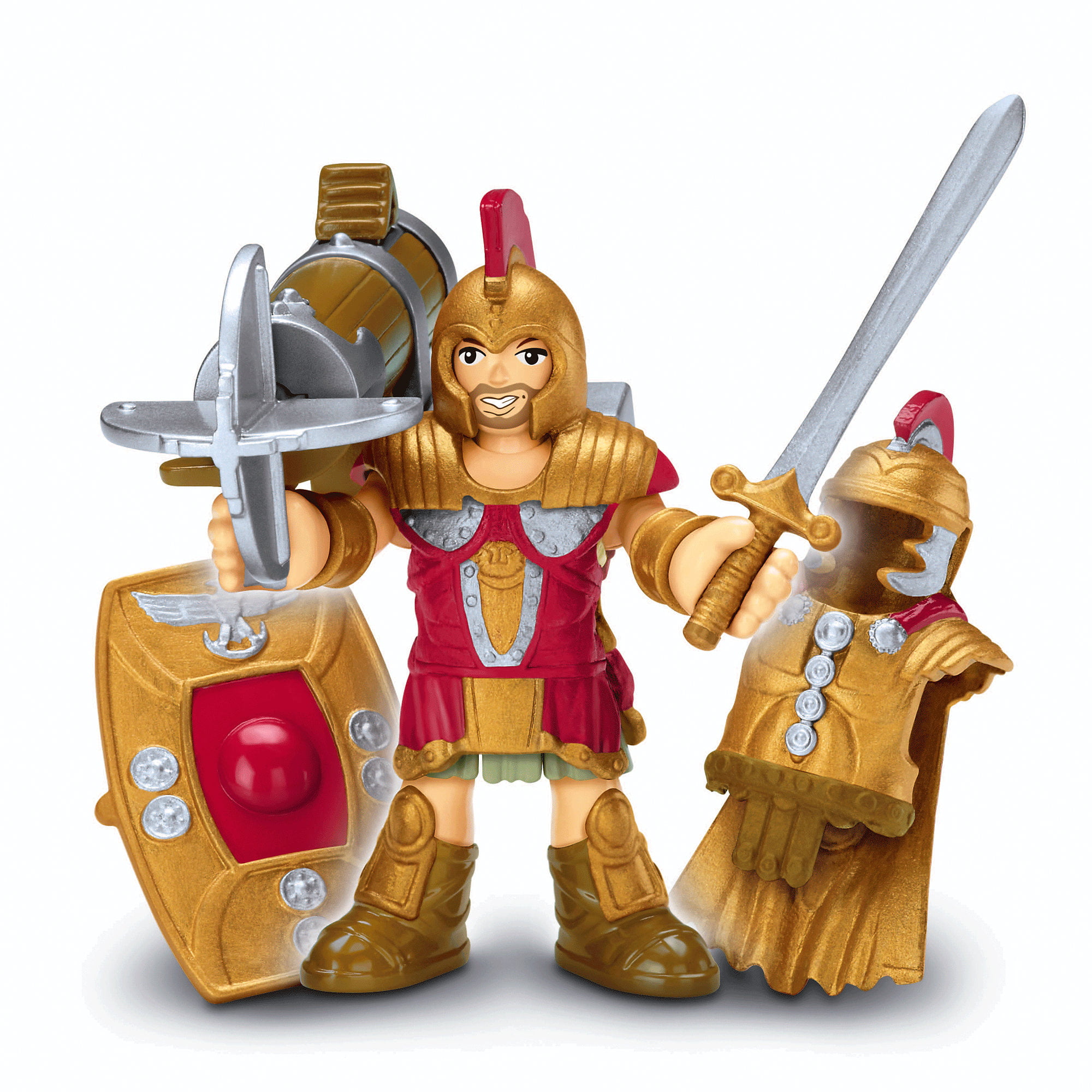 Fisher Price Imaginext Battle Arena Roman The General Legionaire Shield NEW toy 