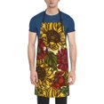 thumbnail image 2 of Bingfone Sunflower Apron Gifts For Men, Women Professional Grade Chef Apron For Kitchen,Bbq & Grill, 2 of 8